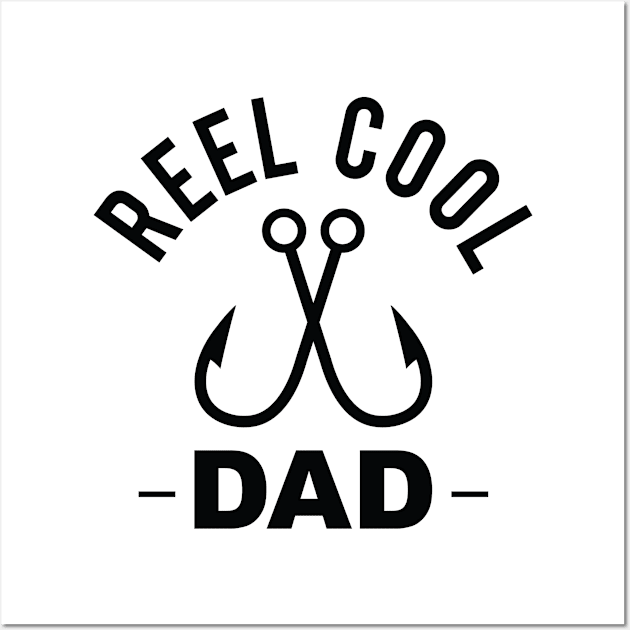 Fathers Day Gift, Reel Cool Daddy Wall Art by hugandmug